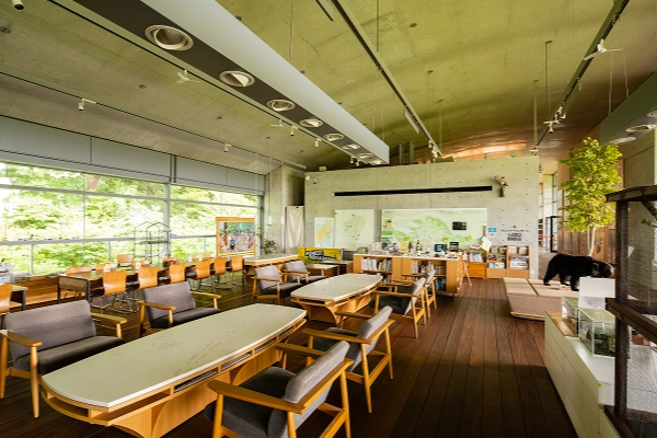 自然学習施設「森のホール」「水辺のホール」オープン