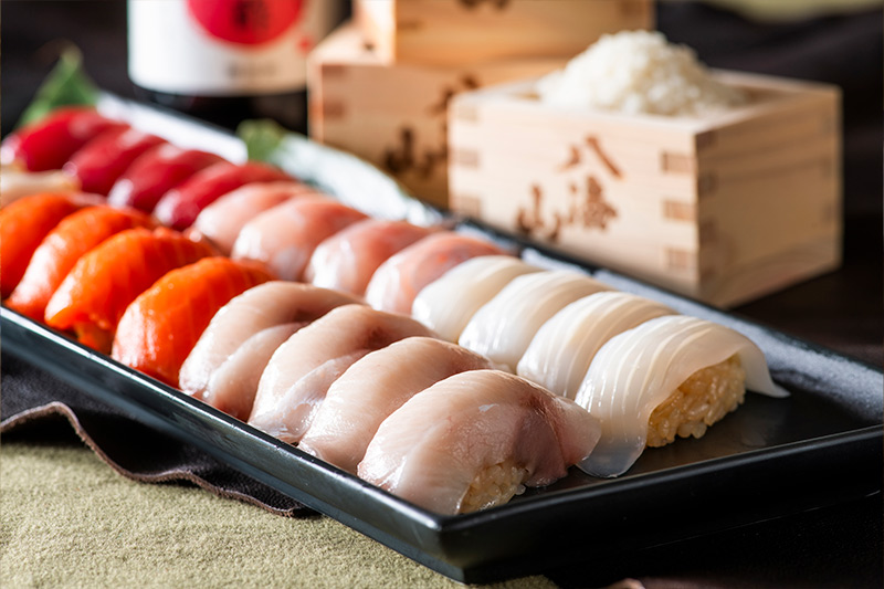 鮮魚のおまかせ握り寿司