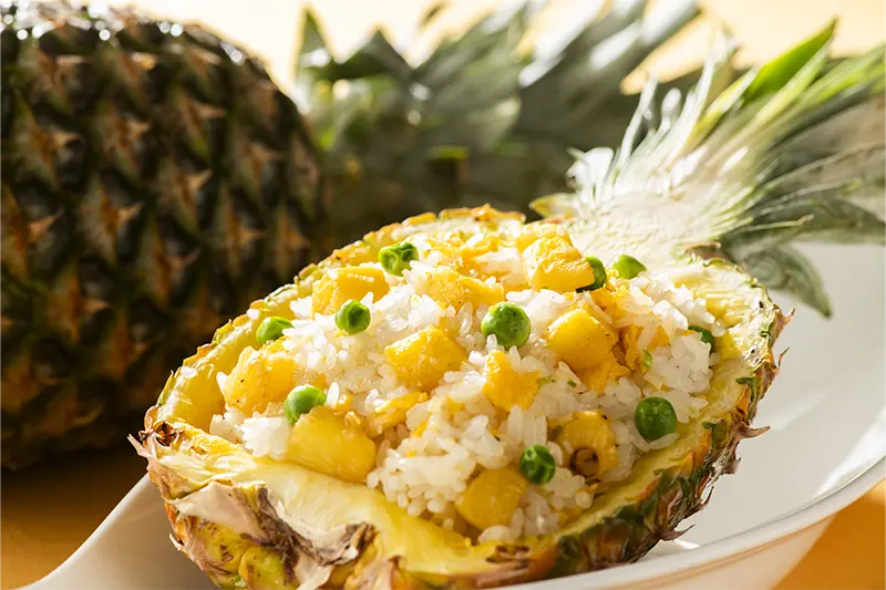 パイナップル入り炒飯